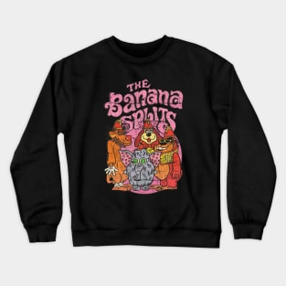 NEW COLOR BANANA SPLITS TEXTURE Crewneck Sweatshirt